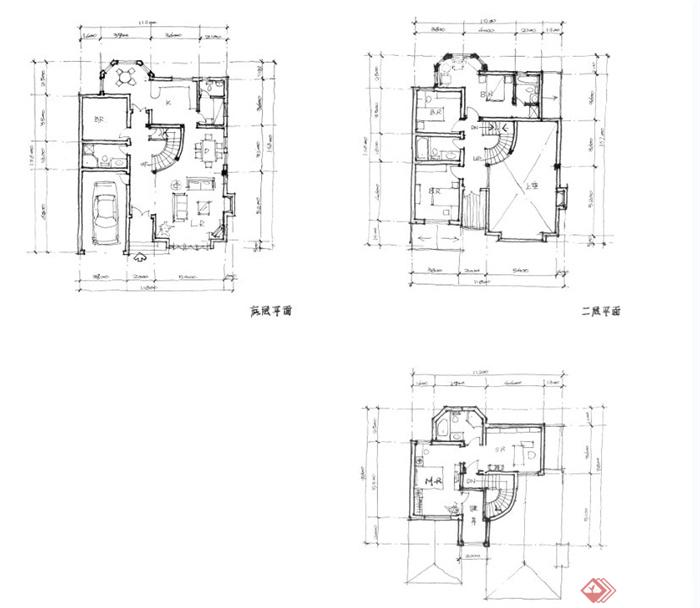 某海德住宅区建筑及景观设计CAD图(5)