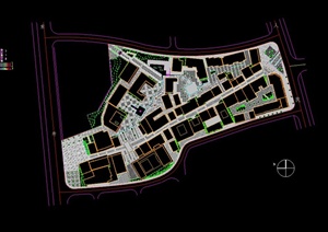 浙江某商业街景观设计CAD施工图