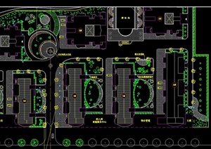 杭州某住宅区景观设计CAD施工图