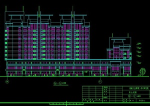 杭州某住宅区建筑设计CAD方案图