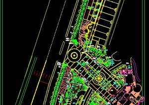 某商业街环境景观设计CAD施工图