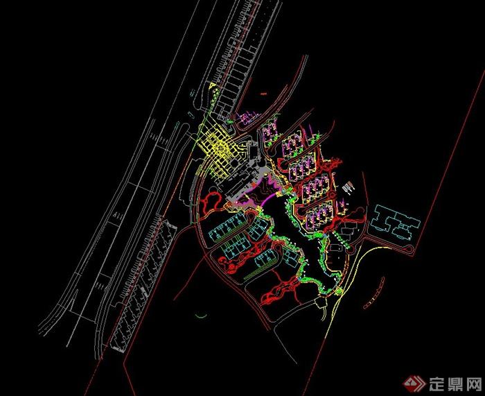 某商业街环境景观设计CAD施工图(3)