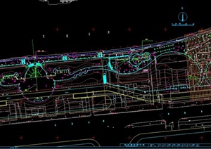 某运河绿地设计CAD方案