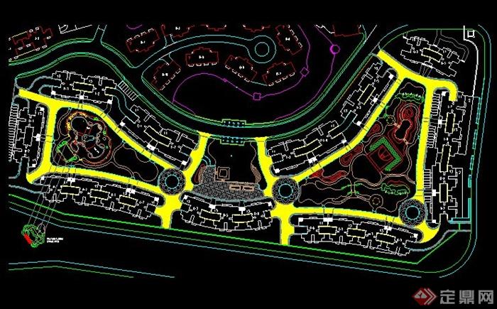 广东某住宅区景观设计施工图(3)