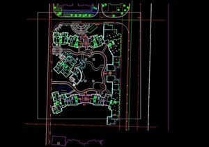 某香堤雅境一期景观设计CAD施工图