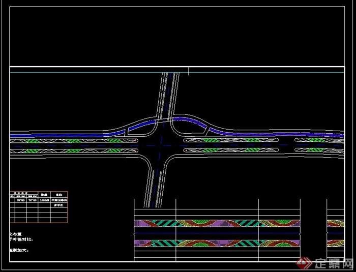 浦江市迎宾大道绿化设计方案（含3D+cad+效果图）(3)