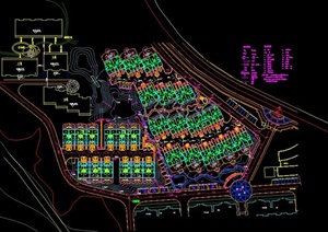 中式某香山美墅一期工程景观设计CAD施工图