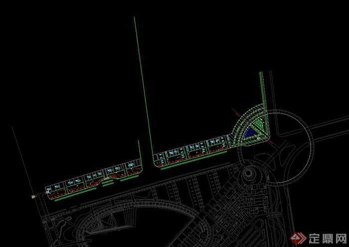 现代某段道路景观设计CAD施工图(3)