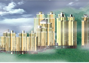 现代某高层住宅建筑与景观设计CAD施工图