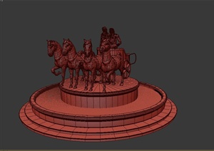 某景观雕塑小品设计3DMAX模型