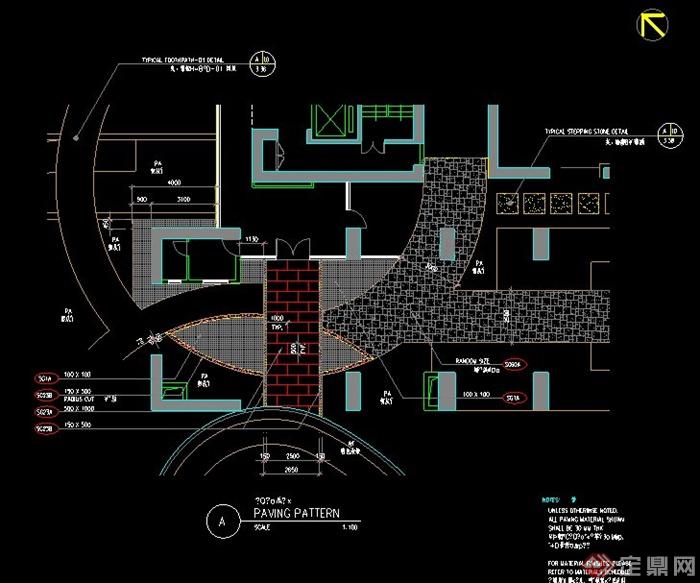 深圳某居住小区景观设计整体施工图(7)