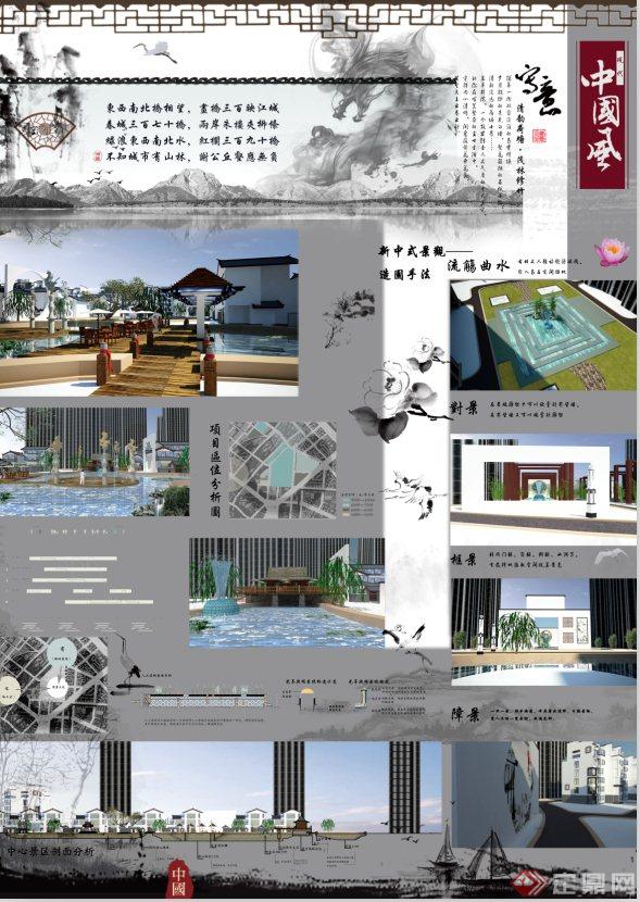 哈尔滨中某式小区规划设计展板方案(2)