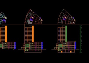 某L形15层酒店建筑设计CAD方案图