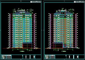 某小高层住宅建筑设计CAD施工图