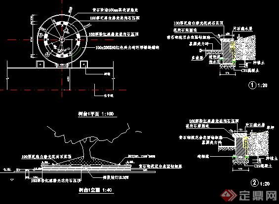 园林景观多种树池施工详图(1)