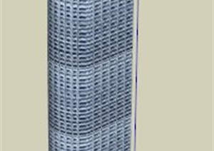 乐天世界大厦建筑设计SU(草图大师)模型
