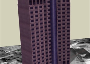 高层写字楼建筑设计SU(草图大师)模型