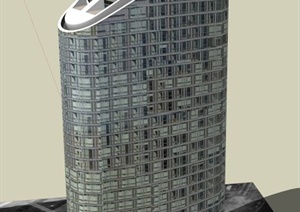 安大略综合大厦建筑设计SU(草图大师)模型