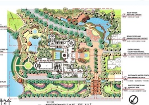 某滨水别墅景观规划设计JPG方案图