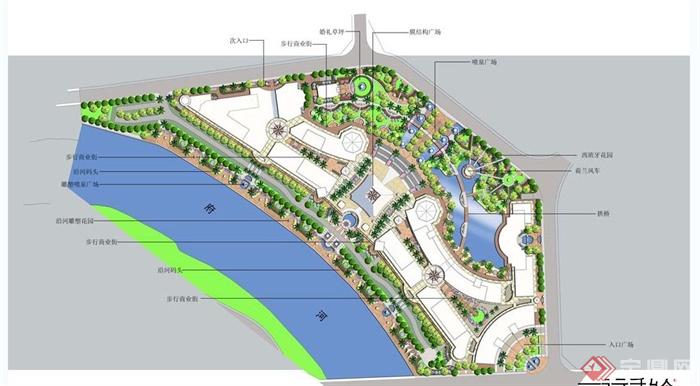 某欧式风格广场景观规划设计JPG文本(1)
