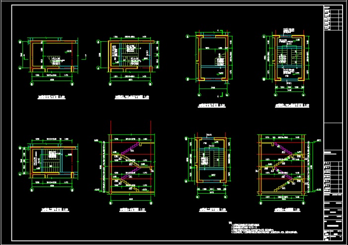 某高层住宅结构建设计CAD施工图3