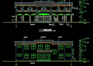 某二层管理房建筑设计施工图