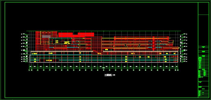 某金融中心地下室工程建筑施工图(B1-B4)18万平12张CAD图(1)
