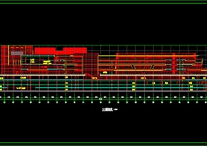 某金融中心地下室工程建筑施工图(B1-B4)18万平12张CAD图