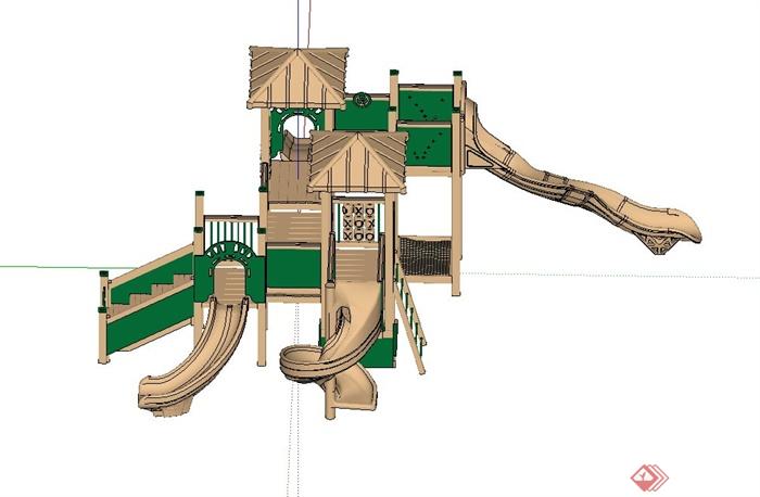 48款游乐设施设计SU模型(2)