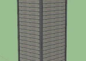 联谊大厦建筑设计SU(草图大师)模型