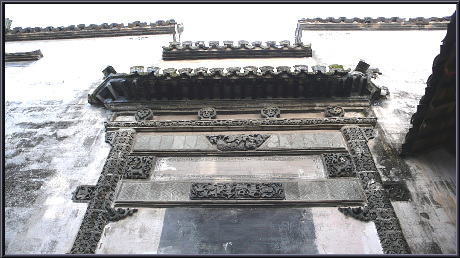 中式浮雕,中式屋檐,滴水瓦