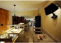 咖啡屋,复式层,壁灯,餐桌椅