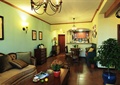 客厅,灯饰,沙发,茶几,植物,摆件,背景墙