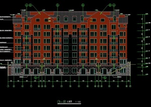 多层住宅楼建筑设计CAD施工图