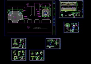 园林景观道路铺装设计CAD施工图
