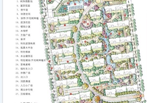 现代某住宅区景观规划设计JPG方案图