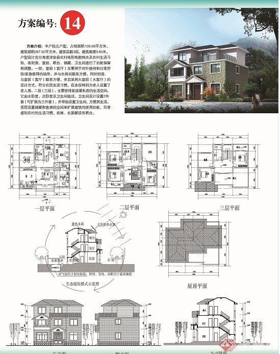 多套别墅建筑设计JPG效果图(5)