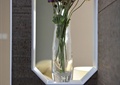 隔墙,花瓶插花