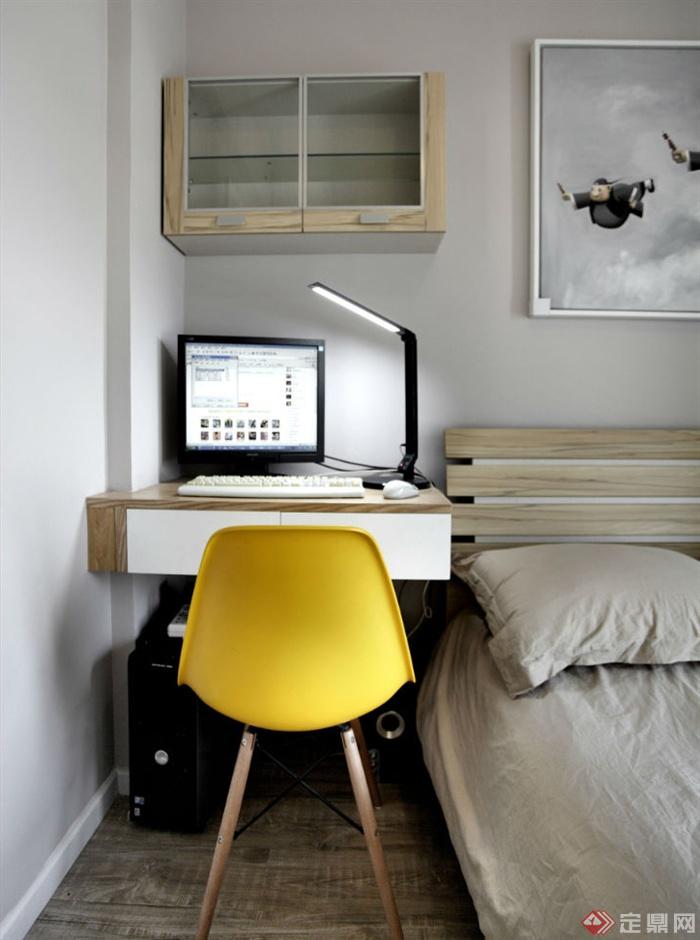 床头桌,电脑桌,床,置物架