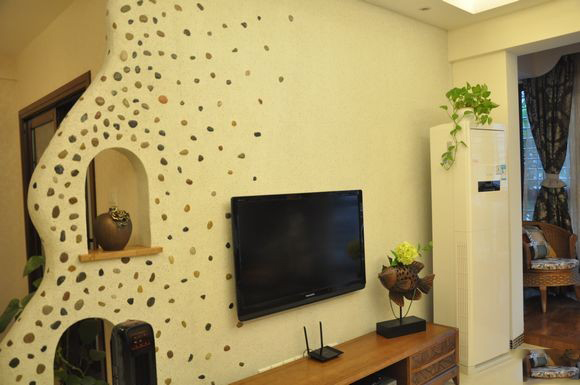 客厅,电视,电视柜,电视背景墙,空调