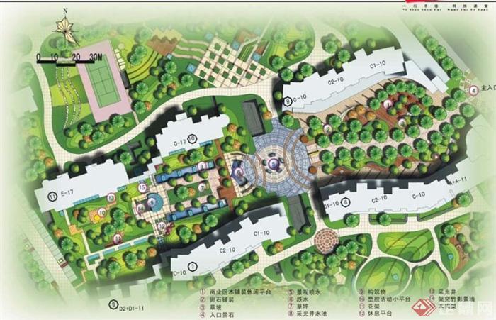 某住宅区景观规划设计JPG方案图(3)