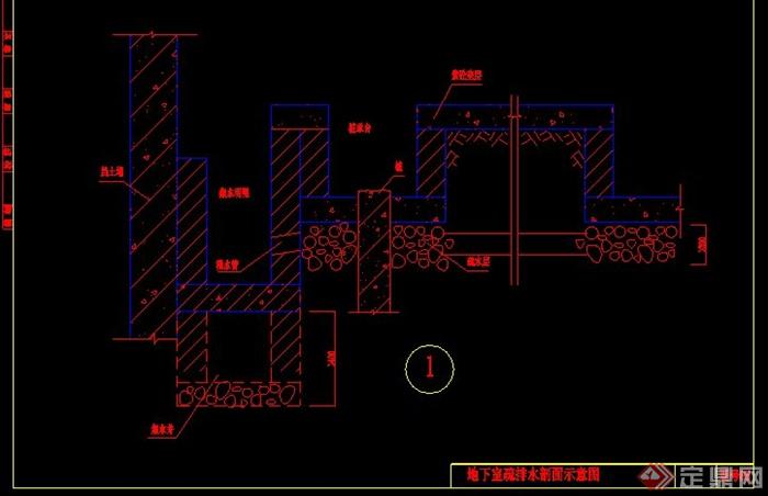 地下室防水设计CAD施工图(2)