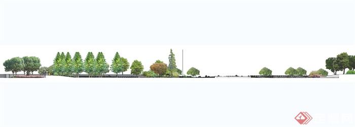某公共绿地景观规划设计JPG方案图(4)