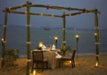 花架,餐桌椅,海边