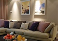 客厅,沙发,茶几,装饰画,水果盘
