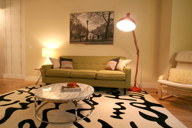 客厅,沙发,茶几,落地灯,地毯