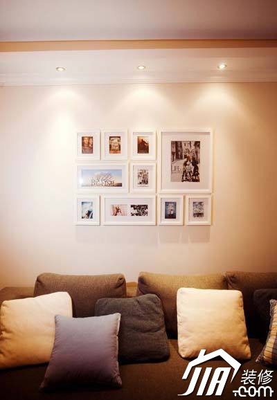 客厅,照片墙,靠垫