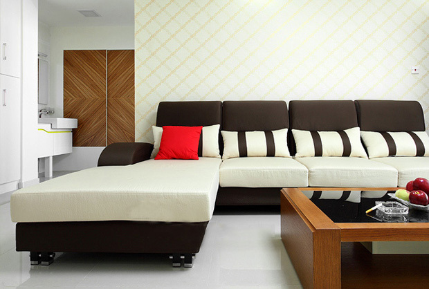 客厅,沙发,茶几,靠垫