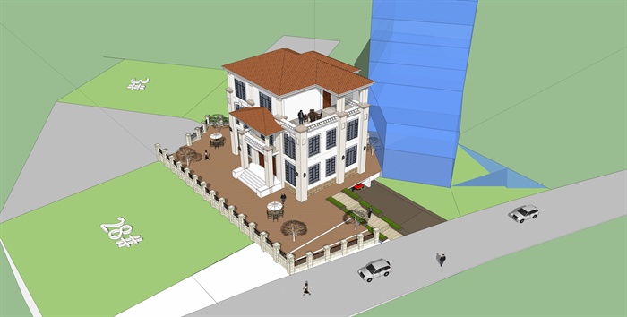某别墅建筑设计方案图（含CAD JPG）