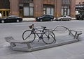 自行车停放处,坐凳,自行车